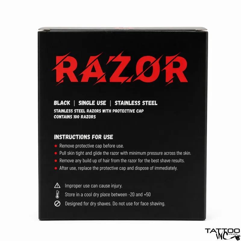 Superay Black Single-Use Razors (100 pcs)
