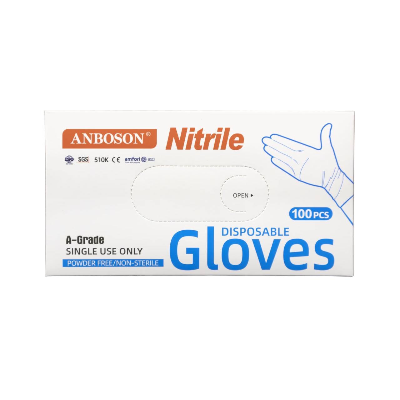 Anboson Vinyl Transparent Gloves
